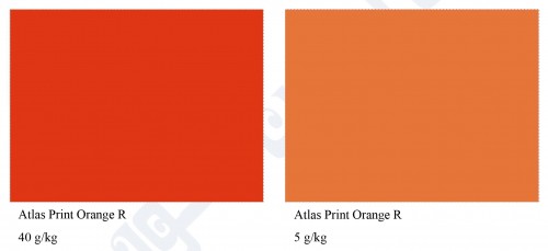 Atlas Print Orange R