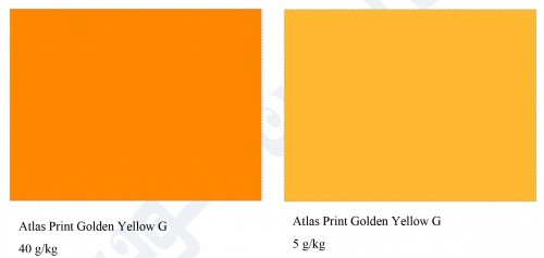 Atlas Print Golden Yellow G